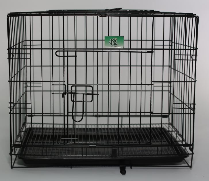 картинка YD100-2 Клетка для животных с двумя дверцами 60*43*50 от магазина ХВОСТПРОМ